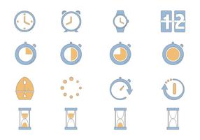 Timer Icon Vector Pack 