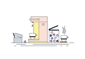 Free Coffee Machine Vector