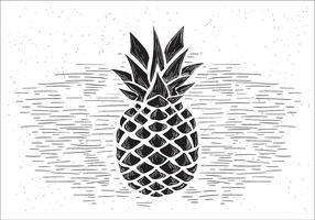 Libre de ilustración vectorial de piña vector