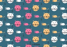 Cat And Mouse Pattern vector