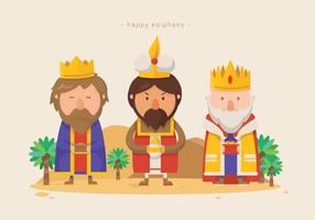 Epiphany Vector Character Illustration