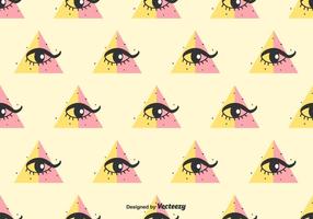 Girly Eye Vector Pattern