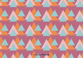 Striped Triangles Vector Pattern
