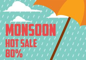 Monsoon Background Vector