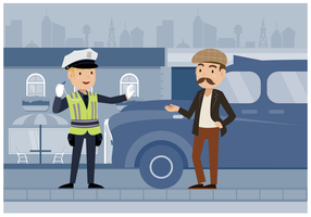 Free Illustration Traffic Policeman Vector