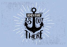 Hand Drawn Anchor Background vector