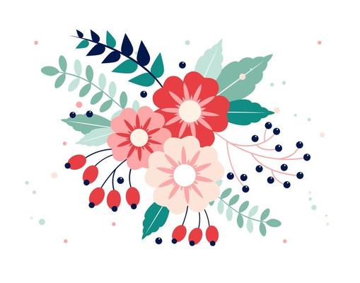 Vector Spring Flower Design