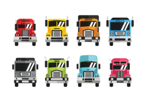 Camion Icons Vector