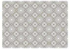 Gray Islamic Vector Pattern