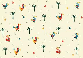 Dodo Bird Pattern Vector