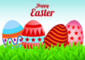 Easter Egg Background Vector