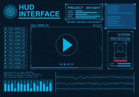 Interfaz HUD Vector Set