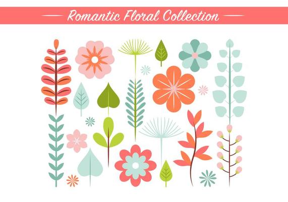 Spring Flower Vector Elements