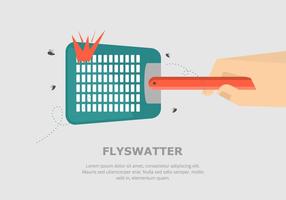 Fly Swatter Background vector