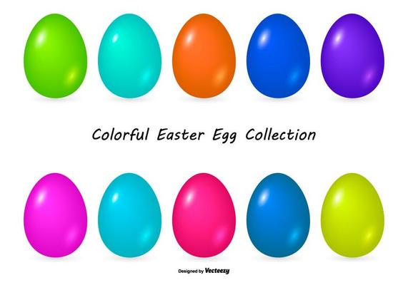 Colorful Easter Egg Collection