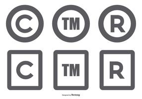 Copyright Symbol Collection vector