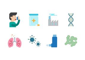 Free Asthma Vector Icons