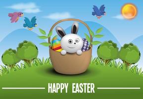 Free Easter Illustration Background Vector