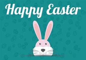 Easter Flat Background Vector