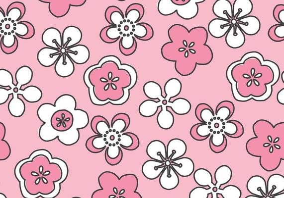 Pink Blossoms Pattern