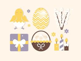 Free Easter Elements Collection vector