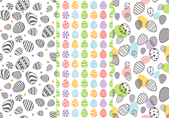 Easter Pattern Background