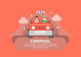 Carpool Background vector
