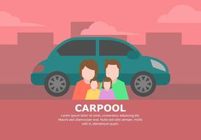 Carpool Background vector