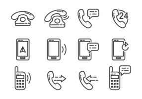 Phone Icon Free Vector Art 145 334 Free Downloads