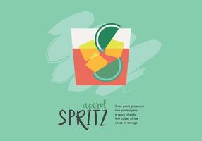 Aperol Spritz Recipe vector