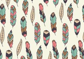 Beautiful Colorful Pattern Of Feathers vector