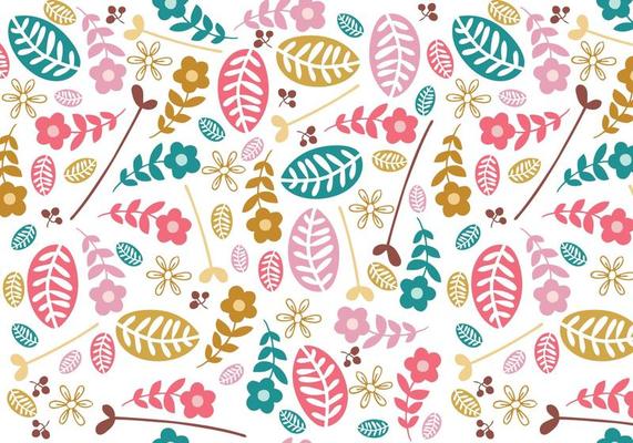 Simple Floral Illustrator Pattern