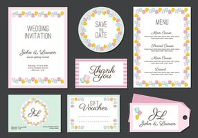 Boda Invitation Card Vector