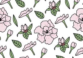 Rhododendron Pattern vector