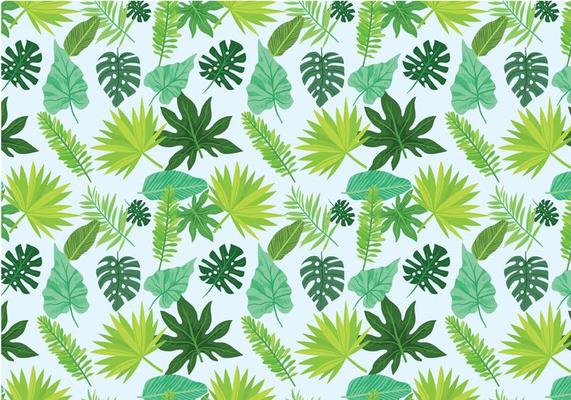 Free Exotic Leaves Pattern Vectors