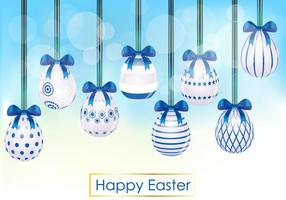 Decorative Of Easter Egg vector