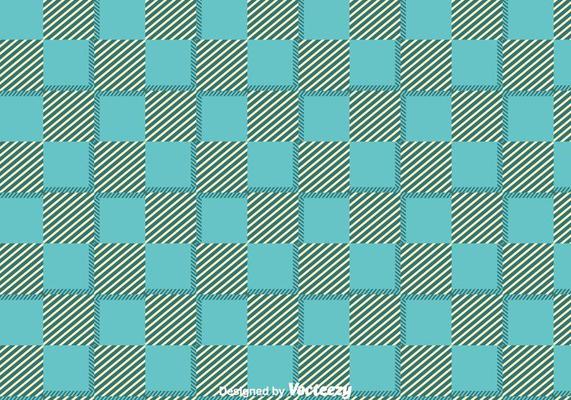Blue Flannel Ornament Pattern Vector