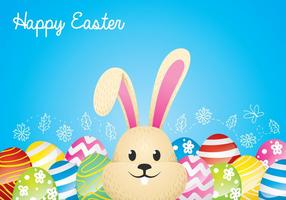 Easter Bunny Background vector