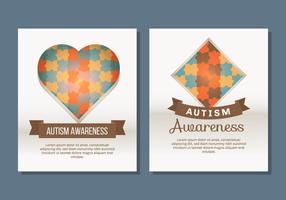 Autism Poster Template vector