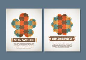 Autism Poster Template vector