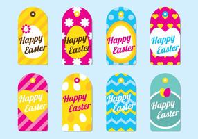 Happy Easter Tag vector