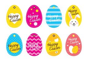 Easter Egg Tag vector