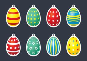 Egg Gift Tag vector