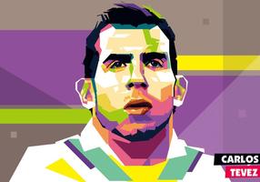 Carlos Tevez vector WPAP