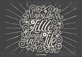 Inspirational Retro Typographic Illustration vector