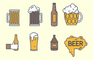 Cerveza Vector Set