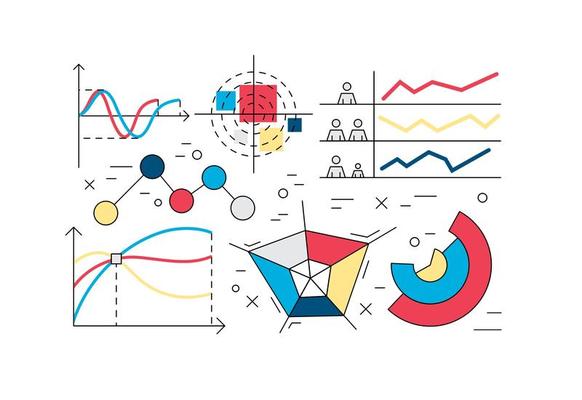 Linear Infographic Vector Elements