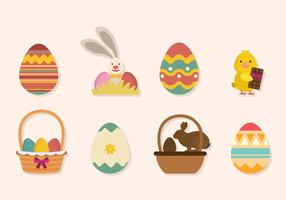 Flat Easter Vectors