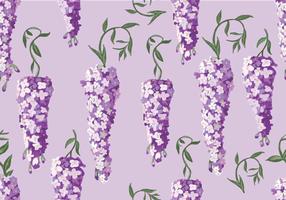 Wisteria Seamless Pattern Vector