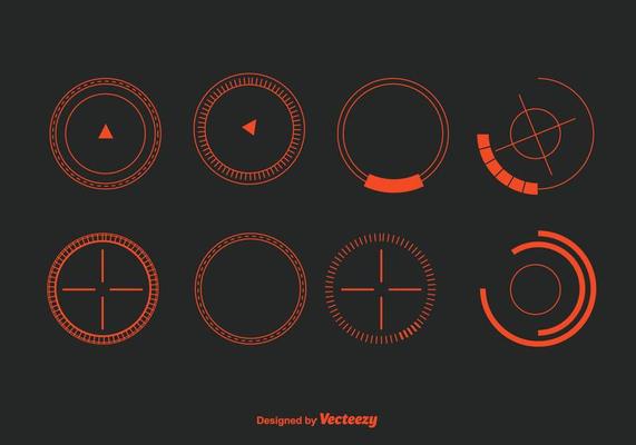 Hud Circles Vector